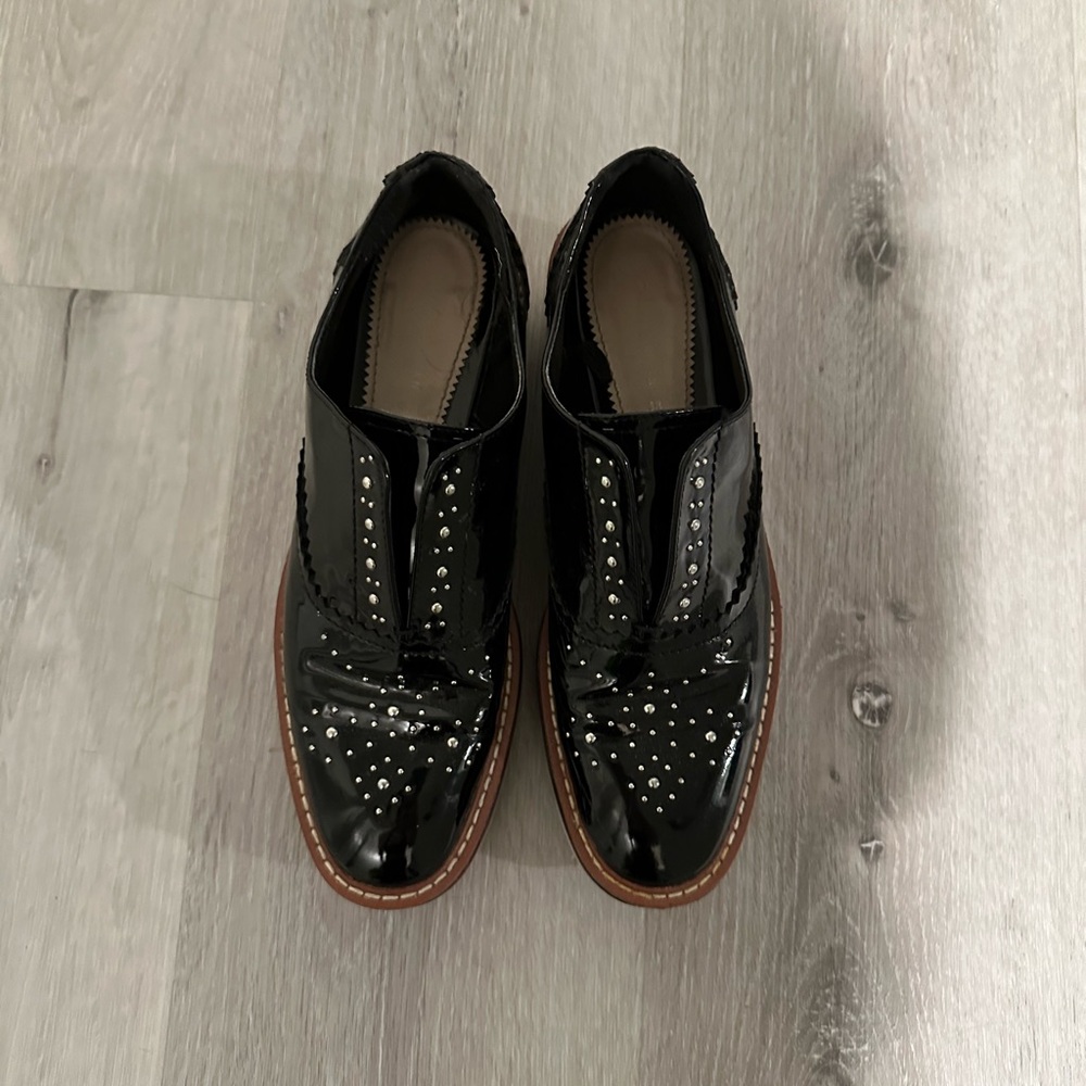 Zara black platform Creeper